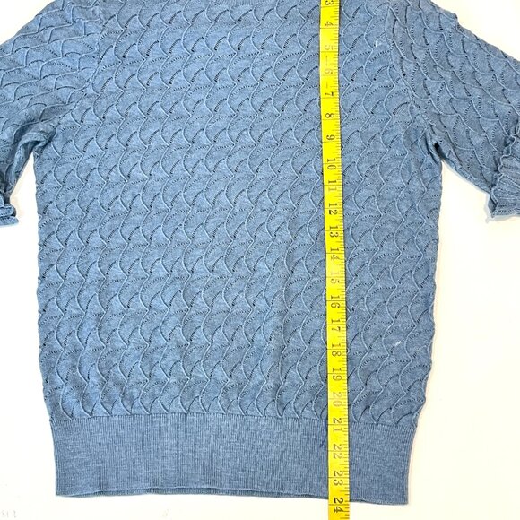 Sundance Frances Ruffle Turtleneck Long Sleeve Sweater Womens Size M - Picture 9 of 9